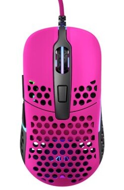 XTRFY M42 RGB růžová herní myš optická 16000DPI tlačítek RGB velikosti USB 1.8m (M42-RGB-PINK)