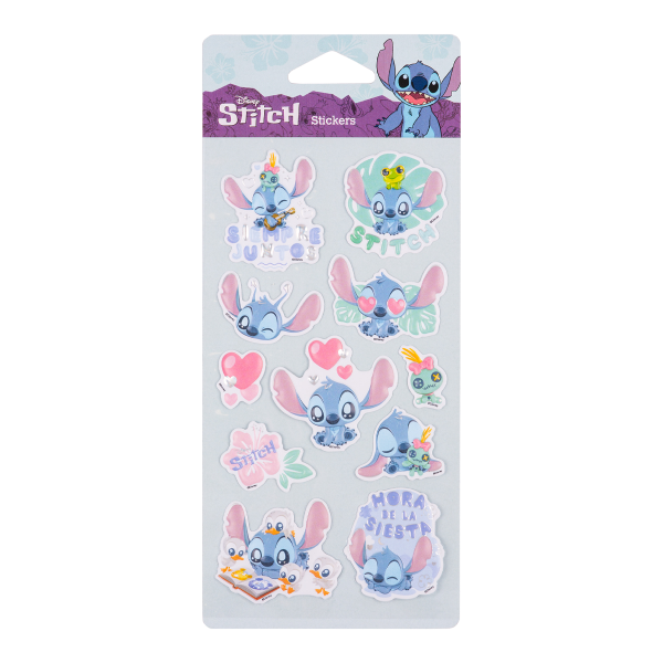 Colorino Pop-Up samolepky Stitch 1, mix motivů a velikostí