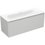 MEXEN/S - Orio koupelnová skříňka 120 cm s umyvadlem Vela, 1 šuplík, šedá mat/bílá mat 91A10-12047-1-BF62-W23M01
