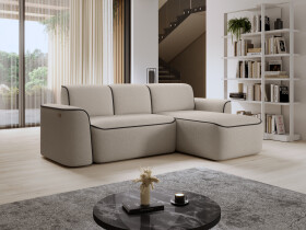 Sedací souprava Ume Provedení: Pravá varianta, látka: Royal 18/ Velvet Mat 22