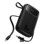 Baseus Qpow2 10000mAh 30W s kabelem USB-C černá / Powerbanka / 3xUSB-C / 1xUSB-A (P10055008113-00)