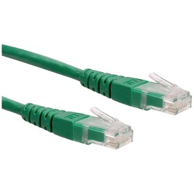 Roline 21.15.0926 RJ45 síťové kabely, propojovací kabely CAT 6 U/UTP 1.50 m zelená nestíněný 1 ks