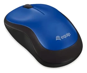 Equip Komfortní myš modrá / Bezdrátová myš / optická / 1200 DPI / 2,4 GHz / USB nano přijímač (245112)