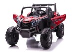 Mamido Dětské elektrické auto Buggy UTV-MX 4x4 LCD MP4 Spider lakované červené