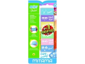 MITAMA Guma na tužky PASTEL (6ks) (MT25537)