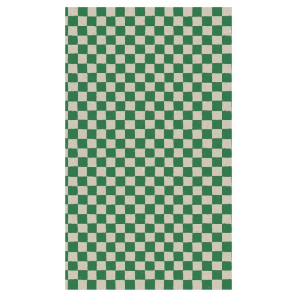 Maileg Balicí papír Checker Green – 10 m, zelená barva, papír