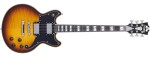 D'Angelico Deluxe Brighton Vintage Sunburst
