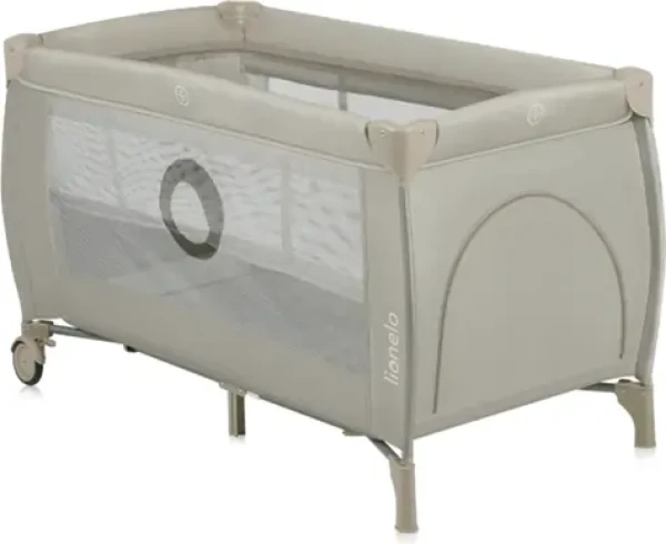 LIONELO Postýlka cestovní Stefi Plus Beige Cappuccino / Do 36 měsíců (LO-STEFI PLUS BEIGE CAPPUCCINO)