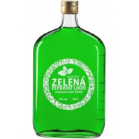 Bartida Zelená Peprmint Likér 20% 1 l (holá lahev)