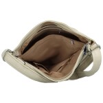 Trendy dámský koženkový kabelko-batoh Basile, krémový