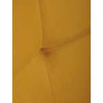 Židle jídelní, žlutá sametová látka, nohy černý kov