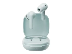 QCY Buds T43 misty blue / Bezdrátová sluchátka / TWS / ANC / mikrofon / Bluetooth 5.3 / IPX4 / s dobíjecím boxem (T43 misty blue)