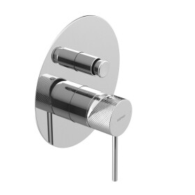 SAPHO - ULTRASAN podomítková sprchová baterie, 2 výstupy, chrom UT042V