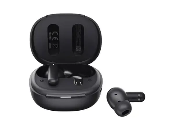 QCY MeloBuds HT16 černá / Bezdrátová sluchátka s mikrofonem / TWS / ANC / Bluetooth 5.4 / IPX4 / dobíjecí box (HT16 black)