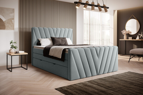 Boxspring Candice Rozměr: 180 x 200 cm, látka: Savoi 100
