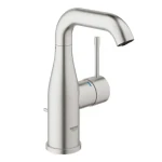 Grohe - Umyvadlová baterie s výpustí, supersteel (23462DC1)