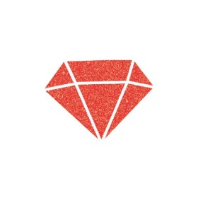 Diamantová barva IZINK Diamond - červená, 80 ml