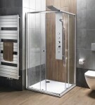 AQUALINE - TUSA sprchový panel 200x1400, stříbrná SL680