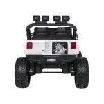 Mamido Elektrické autíčko Extreme Sport 4x4 s proměnlivou velikostí bílé