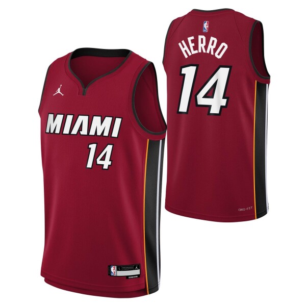 Dětský dres Miami Heat NBA Tyler Herro #14 Jordan Swingman Červená (YOUTH)