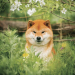 Nástěnný kalendář poznámkový 2027 Notique Happy Doge, 30 x 30 cm