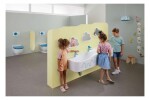 GEBERIT - Bambini Umyvadlová baterie, dětská, modrá 116.207.SX.1