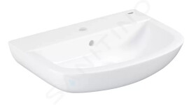 GROHE - Bau Ceramic Umyvadlo 553x386 mm, s přepadem, 1 otvor pro baterii, alpská bílá 39440000