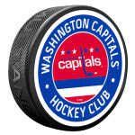 Mustang Puk Washington Capitals NHL Vintage Striped Textured Puck