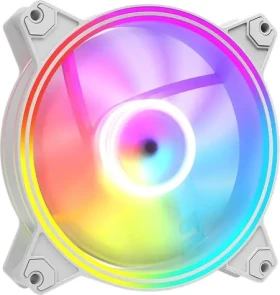 Modecom Volcano Apex 120 ARGB Reverse bílá / Ventilátor / 120 mm / ARGB / Reverse (FAN-APEX-120R-ARGB-200)