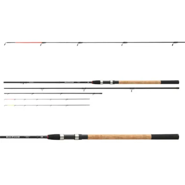 Daiwa Black Widow Feeder 3,9m 150g / Prut feederový / 3+2 díly / medium fast (11791-395)