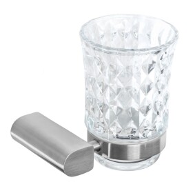 Tutumi - Sklenička kartáčovaný nikl 322224 REA-77036