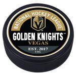 Mustang Puk Vegas Golden Knights NHL Block Textured Puck