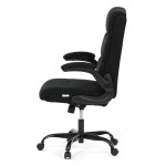 Kancelářské křeslo, houpací mechanismus, černá látka, KA-K3104 BK