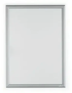 Durable Klapací rám hliníkový A2 stříbrný / Klapací rám / Nástěnný / 450 × 625 mm (500823)