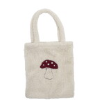 Bloomingville Taška Mushroom Bag, krémová barva, textil