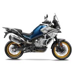 Rozšíření originálního padacího rámu na CFMOTO 800MT-stříbrné barvy