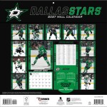 JF Turner Kalendář Dallas Stars NHL 2027 Wall Calendar