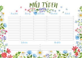 Týdenní plánovač A4 Luční