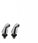 HANSGROHE - Metropol S Montážní sada vanové baterie na stěnu, chrom 14920000