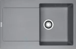 Franke Fragranitový dřez MRG 611, 78x50 cm, šedý kámen 114.0284.846