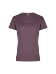 Dámské merino triko krátký rukáv ICEBREAKER Wmns Merino 150 Tech Lite SS Tee IBStitchlin, Grey Plum velikost: L