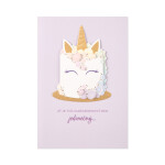 Luxusní narozeninové přání - Dortový jednorožec - Albi
