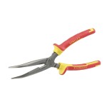 Knipex 26 26 200 T Půlkulaté kleště s břity VDE s připevňovacím okem 200mm / úzké ploché kleště /40° / délka čelistí:73m (26 26 200 T)