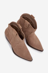 Nazouvací semišové boty NC1338/6338 béžové - Beretta 41
