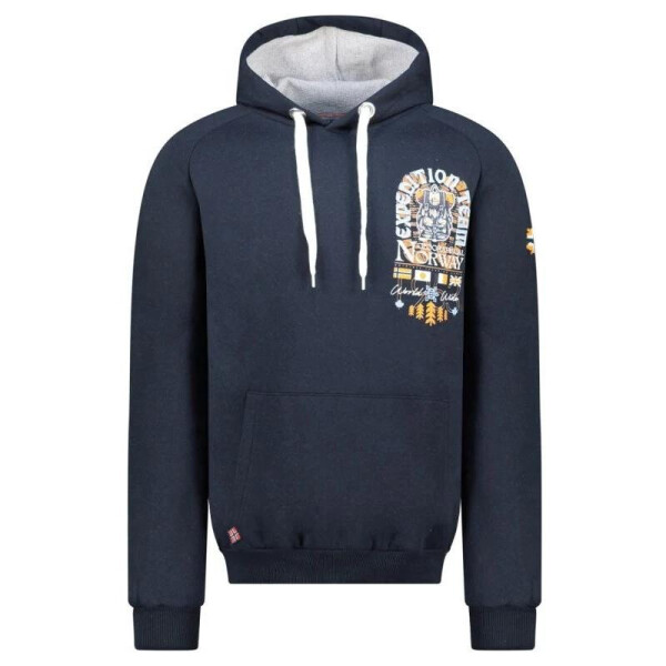 Pánská mikina WZ3016H/GN Šedá melanž s potiskem - Geographical Norway šedá melange 2XL