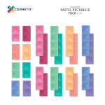 Connetix Connetix Tiles - Magnetická Stavebnice Pastelové Obdélníky 24 ks