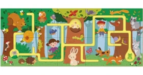DODO Puzzle-labyrint Cesta lesem