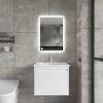 Erga Ava, LED zrcadlo 50x70cm, 1840 lm, 6500K, přední/zadní osvětlení, ERG-V01-120-5070-00
