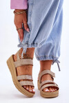 Dámské sandály 23-46011 béžové - Step in style 39