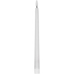 STAR TRADING Dobíjecí LED svíčky Flamme – set 4 ks + dobíjecí stanice, bílá barva, plast